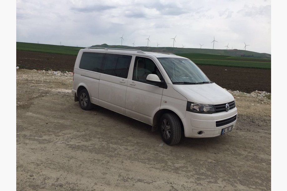 Volkswagen T5 Transporter 2003–2010 Takrails Skyport (vita) Foto 2