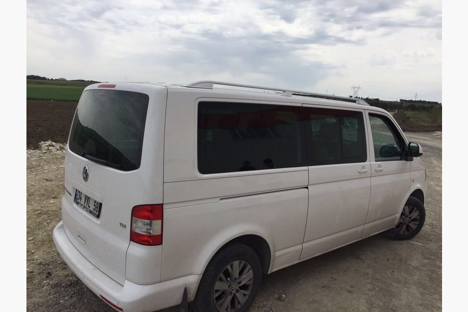 Volkswagen T5 Transporter 2003–2010 Takrails Skyport (vita) Foto 5
