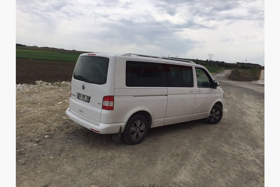 Volkswagen T5 Transporter 2003–2010 Takrails Skyport (vita) Foto 6