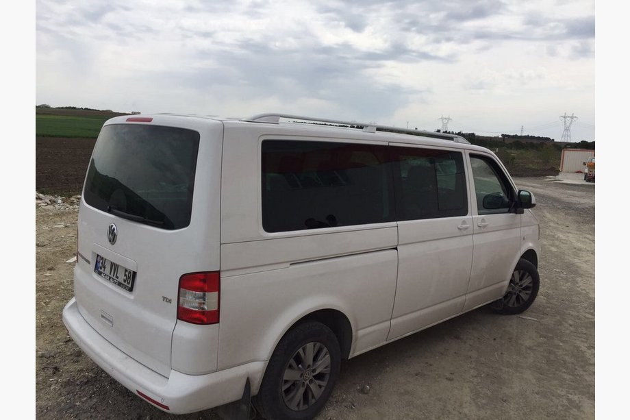 Volkswagen T5 Transporter 2003–2010 Takrails Skyport (vita) Foto 7