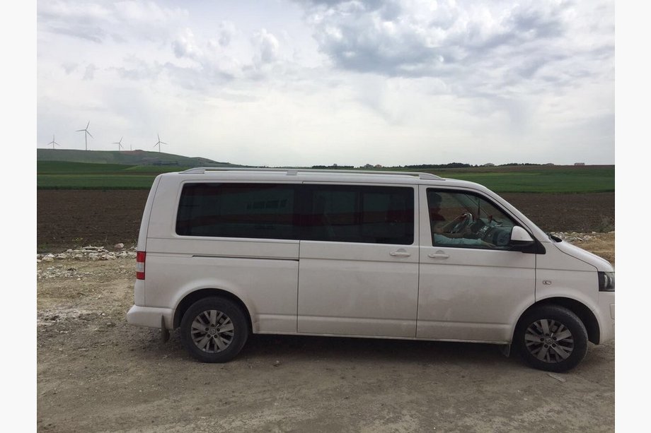 Volkswagen T5 Transporter 2003–2010 Takrails Skyport (vita) Foto 9