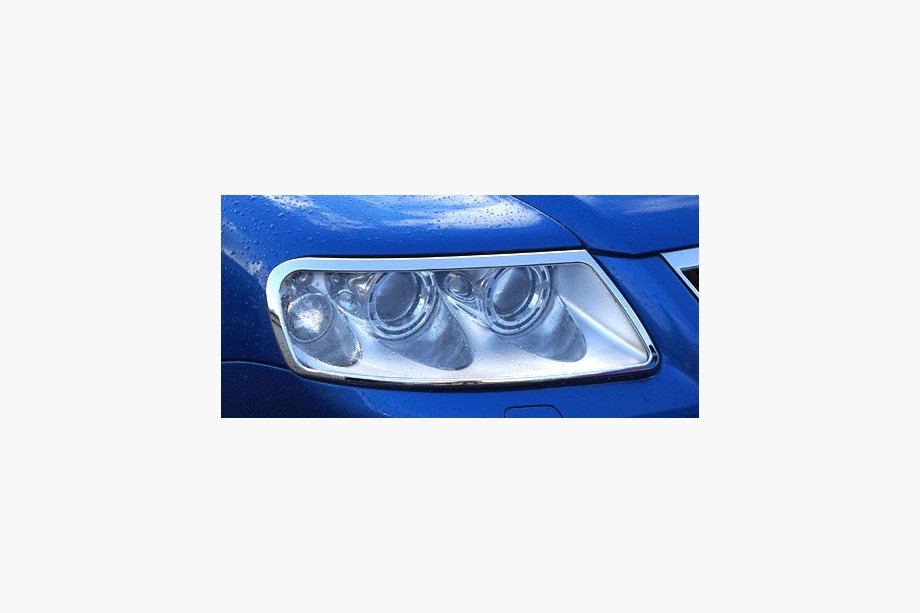 Volkswagen Touareg 2002–2010 Kromlister för framlyktor 2003-2008 (2 st, plast) Image