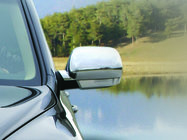 Volkswagen Touareg 2002–2010 Spegelskal 2003-2007 (2 st, rostfritt stål) OmsaLine – italienskt rostfritt stål foto 2