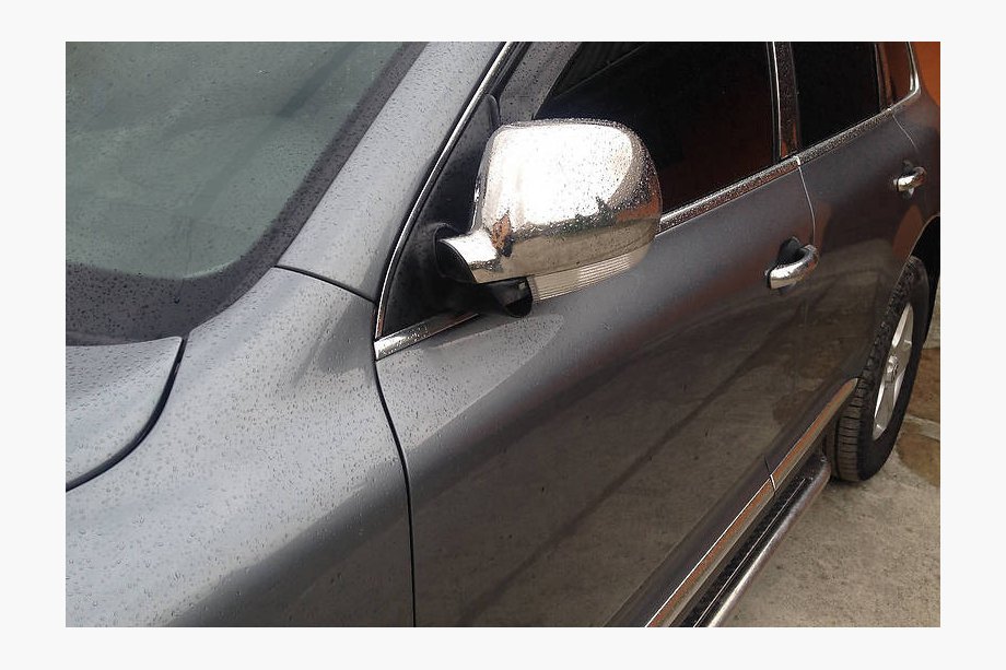 Volkswagen Touareg 2002–2010 Spegelskal 2003-2007 (2 st, rostfritt stål) OmsaLine – italienskt rostfritt stål Image