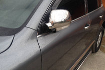 Volkswagen Touareg 2002–2010 Spegelskal 2003-2007 (2 st, rostfritt stål) OmsaLine – italienskt rostfritt stål foto 1
