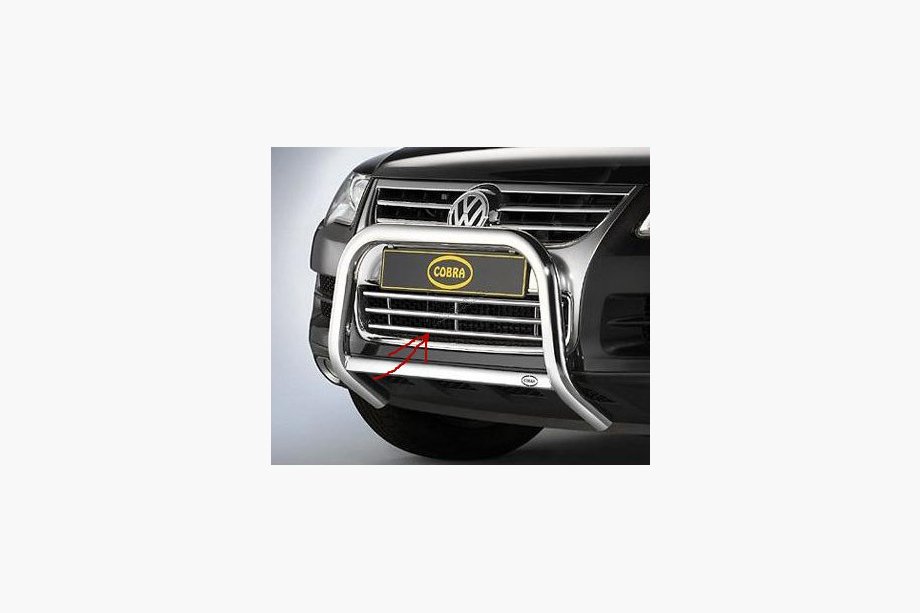 Volkswagen Touareg 2002–2010 Främre stötfångargaller (rostfritt stål) 2003-2008 Image
