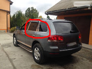 Volkswagen Touareg 2002–2010 Kromlister för dörrstolpar (6 st, rostfritt stål) foto 8
