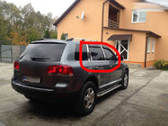 Volkswagen Touareg 2002–2010 Kromlister för dörrstolpar (6 st, rostfritt stål) foto 9