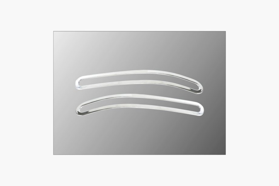 Volkswagen Touareg 2002–2010 Kromlister för dimljus (2 st, plast) Image