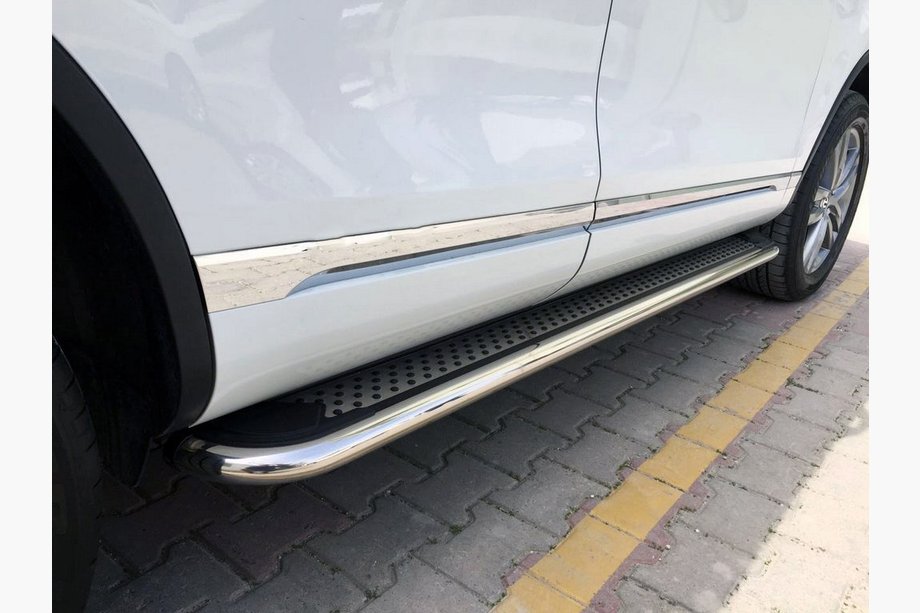 Volkswagen Amarok 2010–2022 Sidosteg Maydos V2 (2 st, rostfritt stål) Image