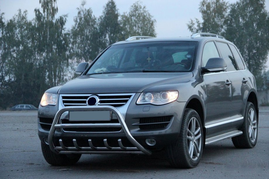 Volkswagen Touareg 2002–2010 Frontbåge WT003 Special (rostfritt stål) Foto 3
