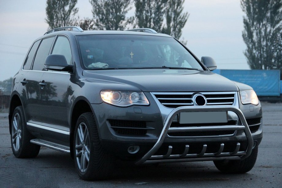 Volkswagen Touareg 2002–2010 Frontbåge WT003 Special (rostfritt stål) Foto 5
