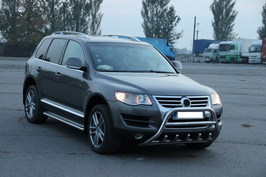 Volkswagen Touareg 2002–2010 Frontbåge WT003 Special (rostfritt stål) Foto 2