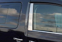 Volkswagen Caddy 2010–2015 Stolpskydd (2 st, rostfritt stål) Carmos - turkiskt stål foto 1