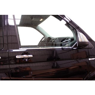 Fönsterlister (2 st, rostfritt stål) Volkswagen T6 2015–2024 foto 3