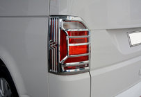 Volkswagen T6 2015–2024 Kromade ramar till bakljus OmsaLine (2 st, ABS-krom) foto 1