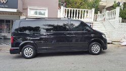 Volkswagen T5 Multivan 2003–2010 Takrails Skyport (svarta) foto 2