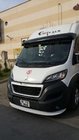 Fiat Ducato 2006–2025 Vindrutespoiler (svart blank, 5 mm) foto 5