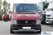 Volkswagen LT 1995–2006 Främre frontbåge ST014 (rostfritt) foto 2