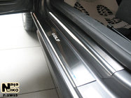 Volkswagen Golf 6 2008–2014 Tröskelskydd Nataniko (rostfritt stål) 5-dörrars, Premium – 3M-tejp, 0,8 mm foto 1