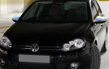 Volkswagen Touran 2010–2015 Spegelkåpor (2 st, rostfritt stål) OmsaLine – italienskt rostfritt stål foto 2