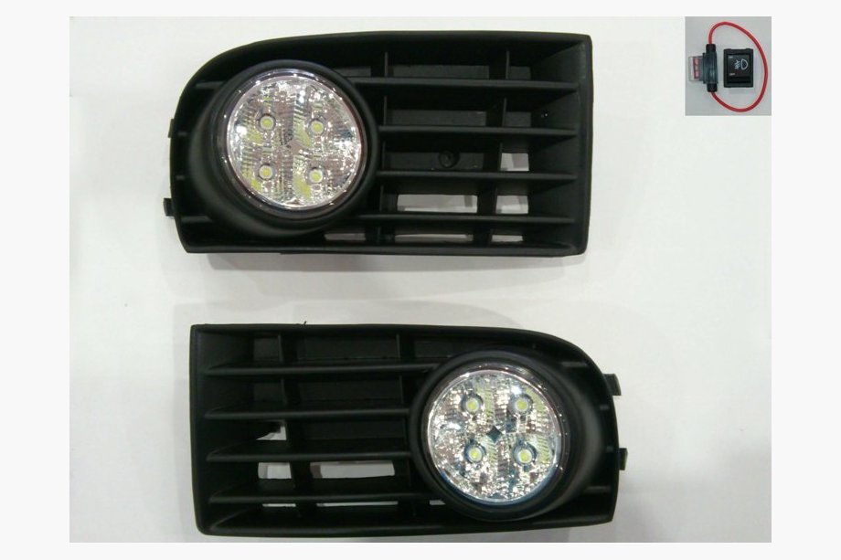 Volkswagen Golf 5 2003–2009 Dimljus med LED-insatser Image