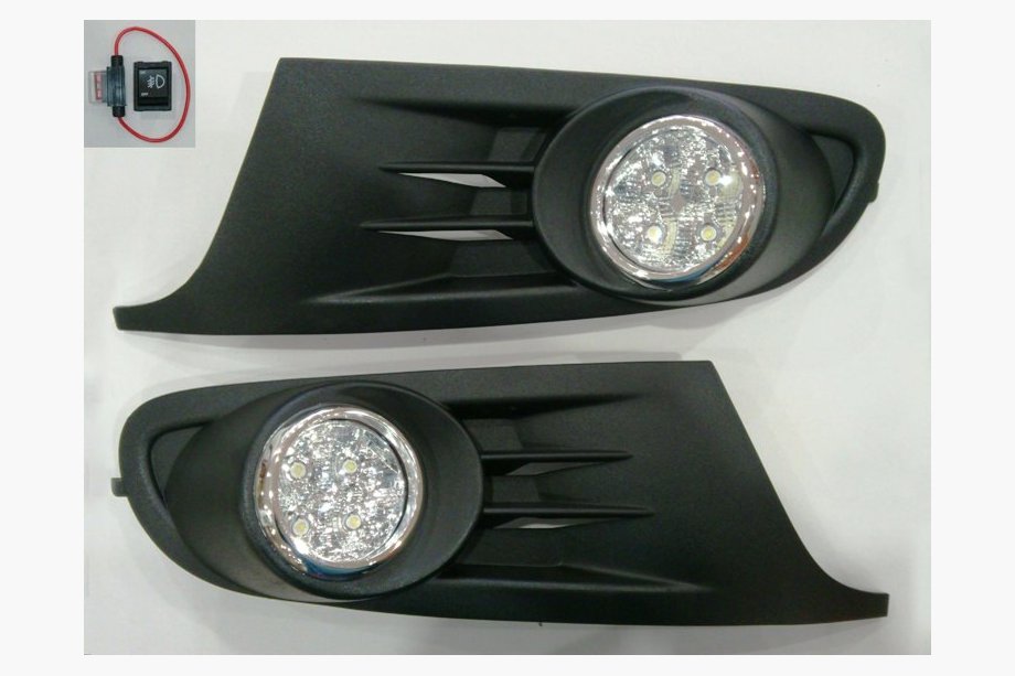 Volkswagen Golf 6 2008–2014 Dimljus med LED-insatser Image