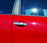 Skoda Superb 2001–2009 Handtagsskydd med perforering (4 st, rostfritt stål) foto 1