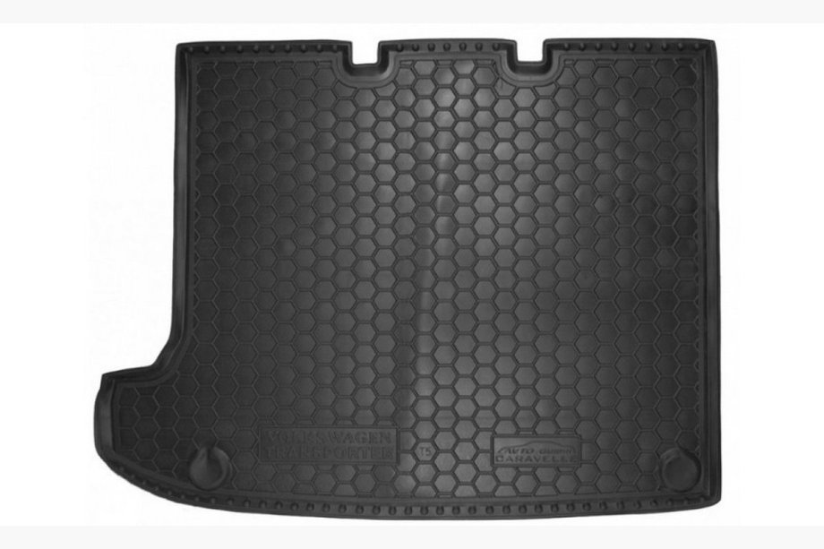 Volkswagen T5 2010–2015 Gummimatta för bagageutrymmet, lång, utan extra värmare Caravelle (Autogumm, gummi) Image