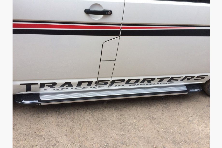 Volkswagen T6 2015–2024 Sidosteg Rainbow (2 st, aluminium) Image