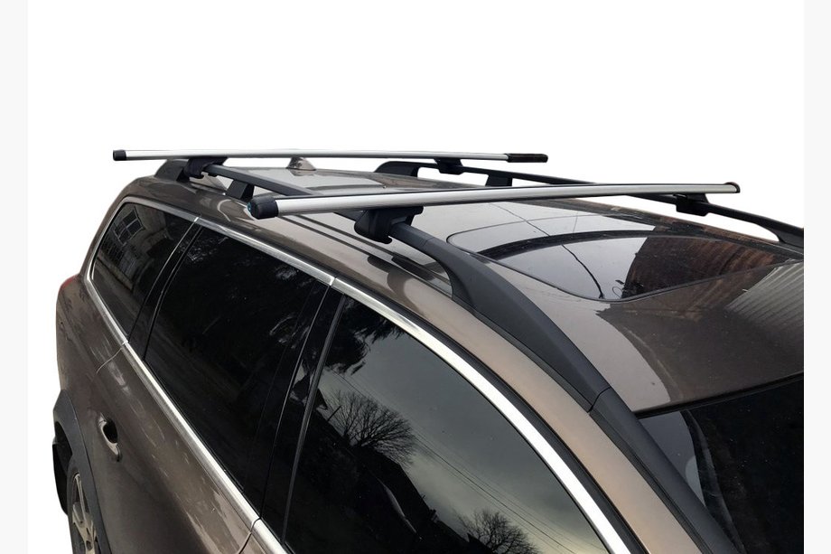 Volkswagen T5 2010–2015 Låsbara tvärbalkar för integrerade rails (2 st) Image