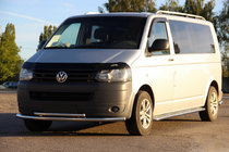 Volkswagen T5 2010–2015 Nedre dubbelrör 70/48 mm (rostfritt stål) foto 1