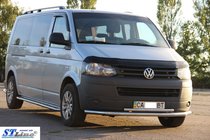 Volkswagen T5 2010–2015 Nedre dubbelrör 70/48 mm (rostfritt stål) foto 3