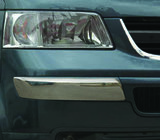 Volkswagen T5 Transporter 2003–2010 Kromade hörnskydd för främre stötfångaren (2 st, rostfritt stål) foto 1