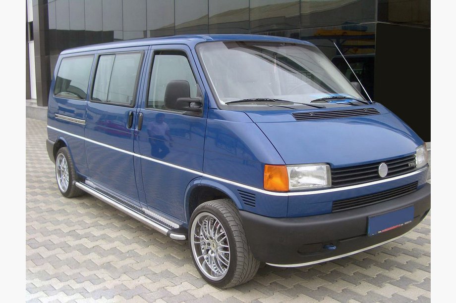 Volkswagen T4 Caravelle/Multivan 1990–2003 Sidosteg KB002 d60 mm (2 st, rostfritt) Image