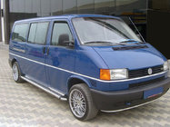 Volkswagen T4 Caravelle/Multivan 1990–2003 Sidosteg KB002 d60 mm (2 st, rostfritt) foto 1
