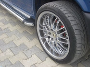 Volkswagen T4 Caravelle/Multivan 1990–2003 Sidosteg KB002 d60 mm (2 st, rostfritt) foto 4