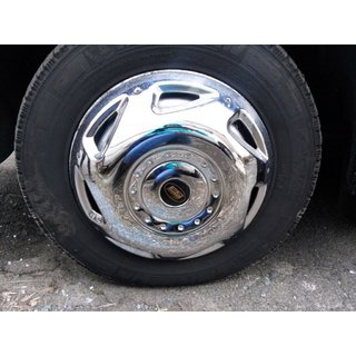 Navkapslar i rostfritt stål OEM (2-rullars, 4 st) foto 3