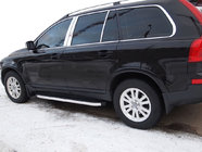 Volvo XC90 2002–2014 Sidosteg BlackLine (2 st, aluminium) foto 1