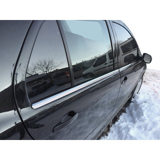 Yttre fönsterlister (4 st, rostfritt stål) Skoda Fabia 2000–2007 foto 1