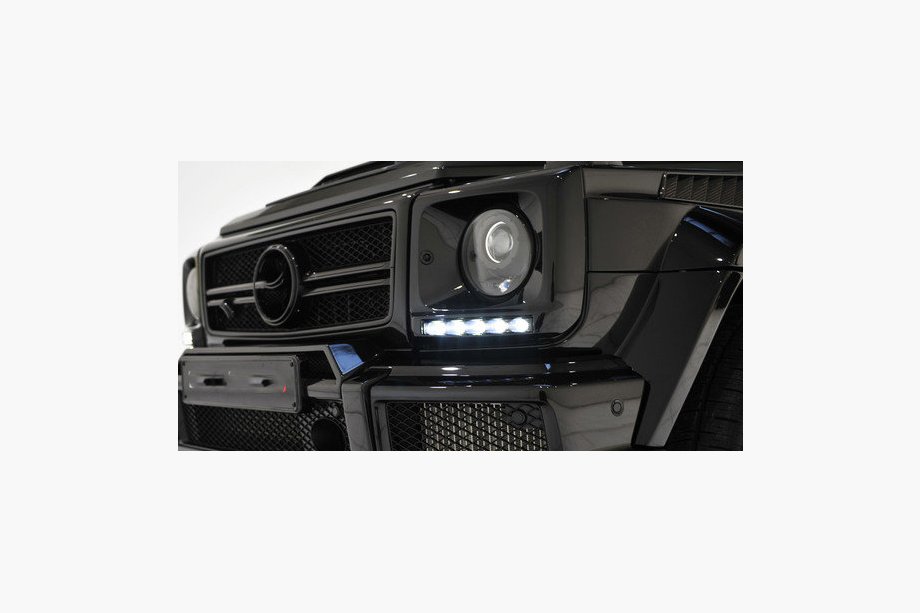 Mercedes G class W463 1990–2018 Strålkastarkåpor med LED (6 dioder, sats) Image