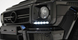 Mercedes G class W463 1990–2018 Strålkastarkåpor med LED (6 dioder, sats) foto 1
