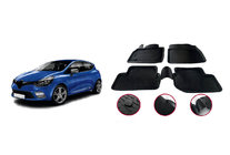 Renault Clio IV 2012–2019 Gummimattor till kupén (4 st, Niken 3D) foto 1