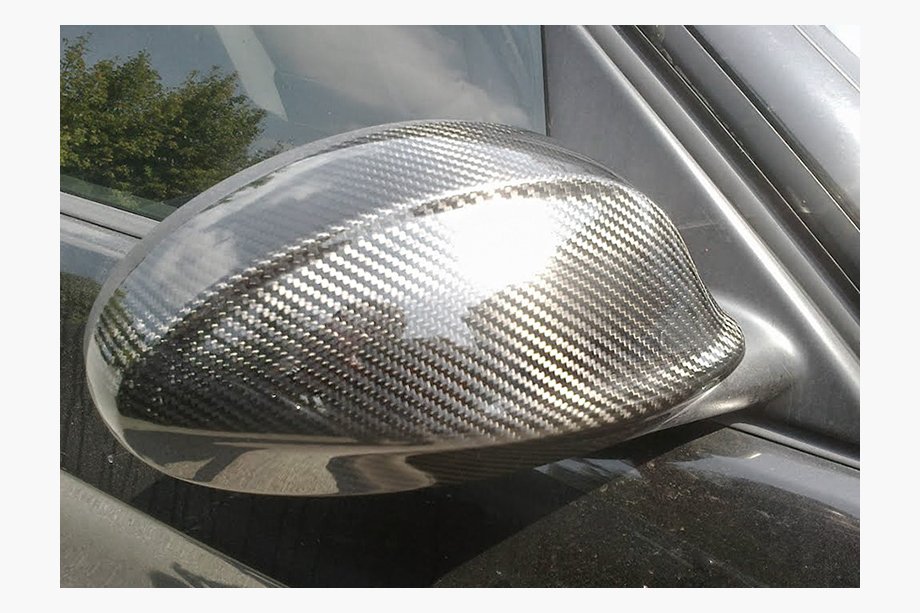 BMW 3-serie E90/E91 2005–2011 Spegelkåpor 2005-2008 (2 st, äkta kolfiber) Image