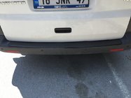 Volkswagen T5 Transporter 2003–2010 Kolfiberlist till bakre stötfångare med uppvik foto 1