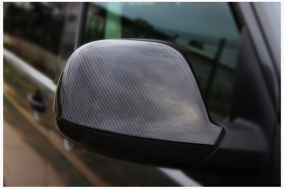Volkswagen T6 2015–2024 Spegelkåpor (2 st, kolfiber) Äkta kolfiber Image