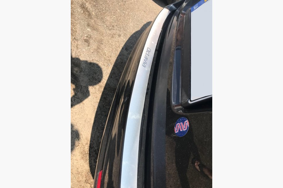 Skoda Octavia II A5 2010–2013 Bakre stötfångarskydd Nataniko (rostfritt stål) Kombi Image