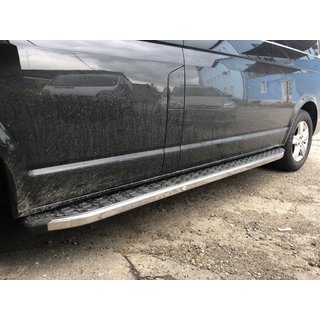 Sidosteg BlackLine (2 st, aluminium) foto 1
