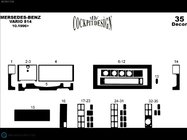 Mercedes T2 (507-814) 1967–1996 Instrumentpanelslister (Meric) foto 5