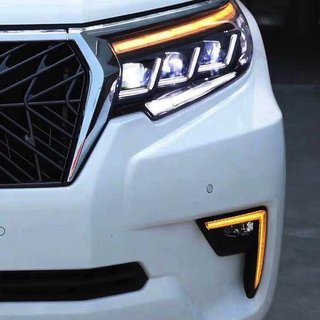 Framstrålkastare Lexus-design-3-LED V1 (2017+, 2 st) Toyota Land Cruiser Prado 150 2009–2023 foto 2